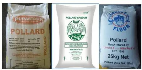 Picture 4. Comparison between Wheat Bran and Pollard Hình 4. So sánh giữa cám và cám mịn (Pollard) từ lúa mì